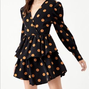 En Saison Dot Print Mini Dress.